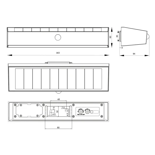 APPLIQUE ESTERNO SOLARE IBRIDO 6W 4000K SENSORE IP44 BIANCO SUNDEW