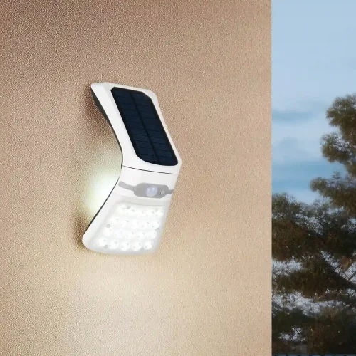 APPLIQUE ESTERNO SOLARE 3,5W 4000K CON SENSORI INCLINABILE IP44 TRELLIS