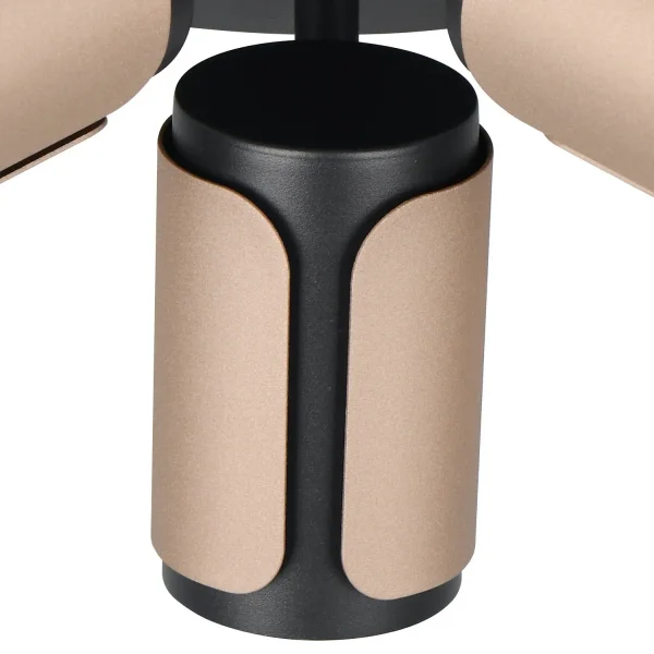 SPOT DA PAREDE/SOFFITTO 3 LUCI GU10 METALLO COFFEE GIADA