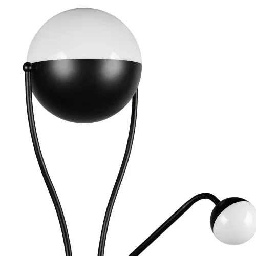 LAMPADA DA TERRA LED 18W+3,8W 3000K METALLO NERO CASCATA LAMPADA DA TERRA LED 18W+3,8W 3000K METALLO NERO CASCATA