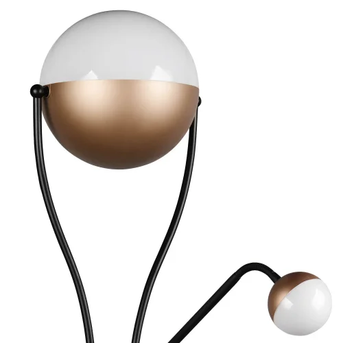 LAMPADA DA TERRA LED 18W+3,8W 3000K METALLO COFFEE CASCATA LAMPADA DA TERRA LED 18W+3,8W 3000K METALLO COFFEE CASCATA