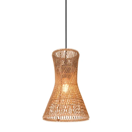 LAMPADA A SOSPENSIONE E27 PAPIERGARN MARRONE NAHELE