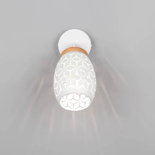 APPLIQUE DA PARETE 1 LUCE METALLO BIANCO E14 BIRKITA APPLIQUE DA PARETE 1 LUCE METALLO BIANCO E14 BIRKITA