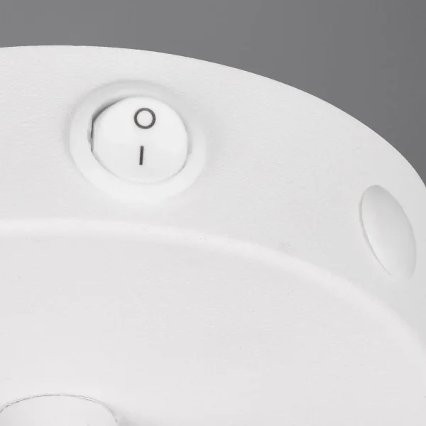 APPLIQUE DA PARETE 1 LUCE METALLO BIANCO E14 BIRKITA APPLIQUE DA PARETE 1 LUCE METALLO BIANCO E14 BIRKITA