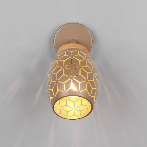 APPLIQUE DA PARETE 1 LUCE METALLO COFFEE E14 BIRKITA APPLIQUE DA PARETE 1 LUCE METALLO COFFEE E14 BIRKITA