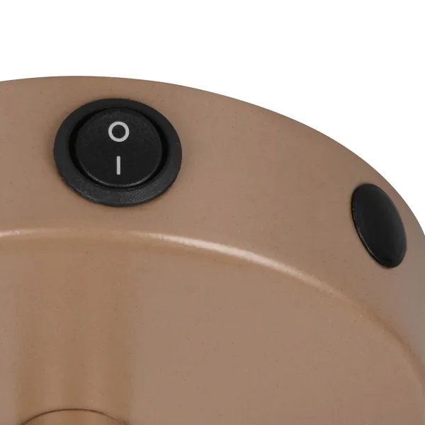 APPLIQUE DA PARETE 1 LUCE METALLO COFFEE E14 BIRKITA APPLIQUE DA PARETE 1 LUCE METALLO COFFEE E14 BIRKITA