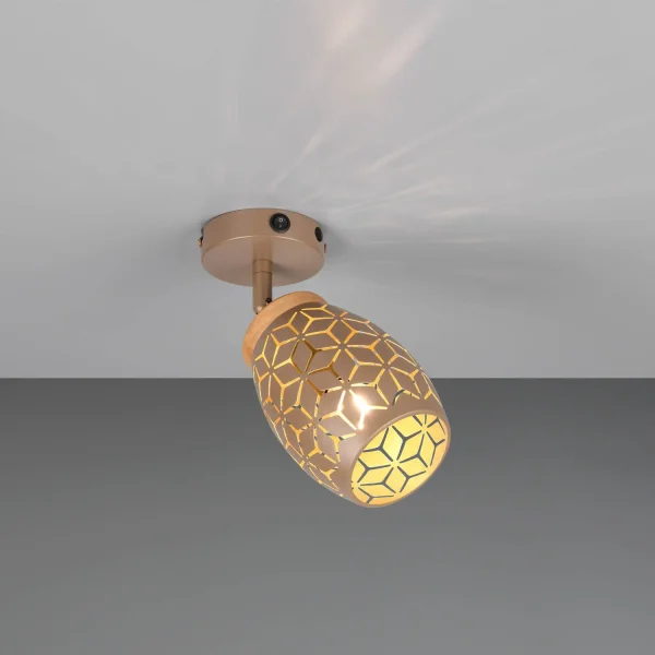 APPLIQUE DA PARETE 1 LUCE METALLO COFFEE E14 BIRKITA APPLIQUE DA PARETE 1 LUCE METALLO COFFEE E14 BIRKITA