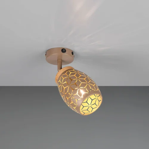 APPLIQUE DA PARETE 1 LUCE METALLO COFFEE E14 BIRKITA APPLIQUE DA PARETE 1 LUCE METALLO COFFEE E14 BIRKITA