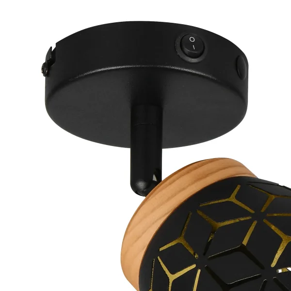 APPLIQUE DA PARETE 1 LUCE METALLO NERO E14 BIRKITA APPLIQUE DA PARETE 1 LUCE METALLO NERO E14 BIRKITA