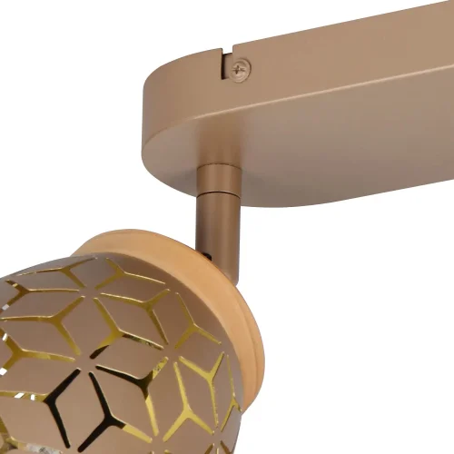 SPOT 2 LUCI SOFFITTO/PARETE METALLO COFFEE E14 BIRKITA