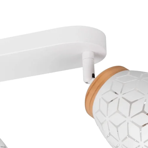 SPOT 4 LUCI DA SOFFITTO METALLO BIANCO E14 BIRKITA