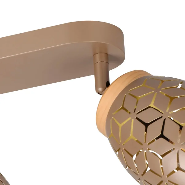 SPOT 4 LUCI DA SOFFITTO METALLO COFFEE E14 BIRKITA