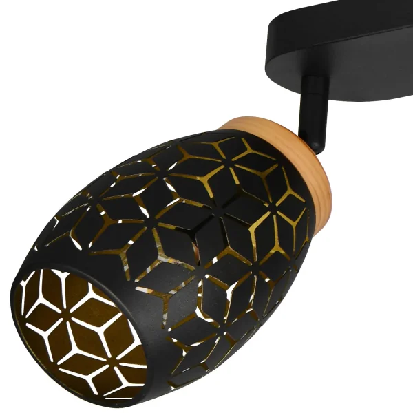 SPOT 4 LUCI DA SOFFITTO METALLO NERO E14 BIRKITA SPOT 4 LUCI DA SOFFITTO METALLO NERO E14 BIRKITA