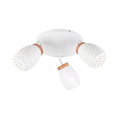 PLAFONNIER 3 LUCI METALLO BIANCO E14 BIRKITA PLAFONNIER 3 LUCI METALLO BIANCO E14 BIRKITA