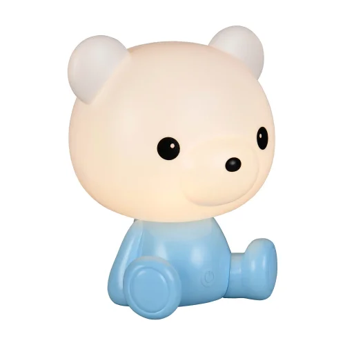 LAMPADA DA TAVOLO LED 3W 3000K RGB ORSETTO BLU LAMPADA DA TAVOLO LED 3W 3000K RGB ORSETTO BLU