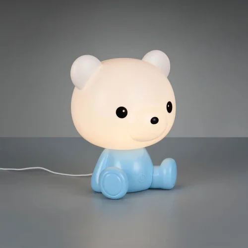 LAMPADA DA TAVOLO LED 3W 3000K RGB ORSETTO BLU LAMPADA DA TAVOLO LED 3W 3000K RGB ORSETTO BLU