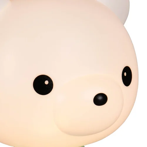 LAMPADA DA TAVOLO LED 3W 3000K RGB ORSETTO VERDE LAMPADA DA TAVOLO LED 3W 3000K RGB ORSETTO VERDE