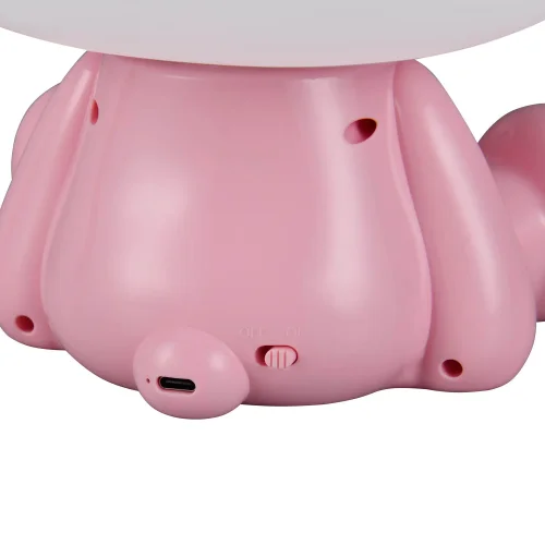 LAMPADA DA TAVOLO LED 3W 3000K RGB ORSETTO ROSA LAMPADA DA TAVOLO LED 3W 3000K RGB ORSETTO ROSA