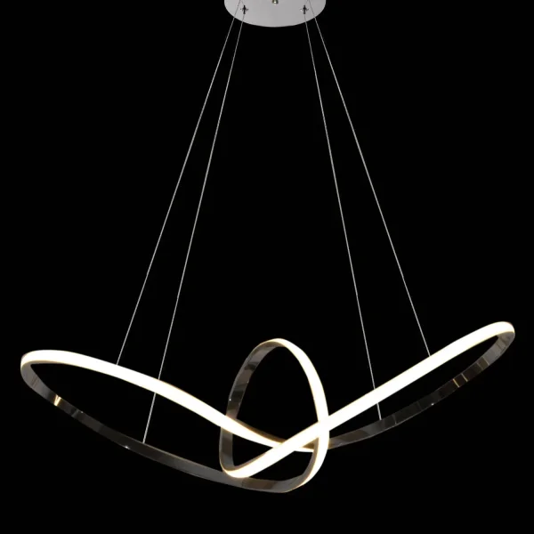 SOSPENSIONE LED 39W REGOLABILE COLORE/INTENSITÀ CROMO OLIMPO