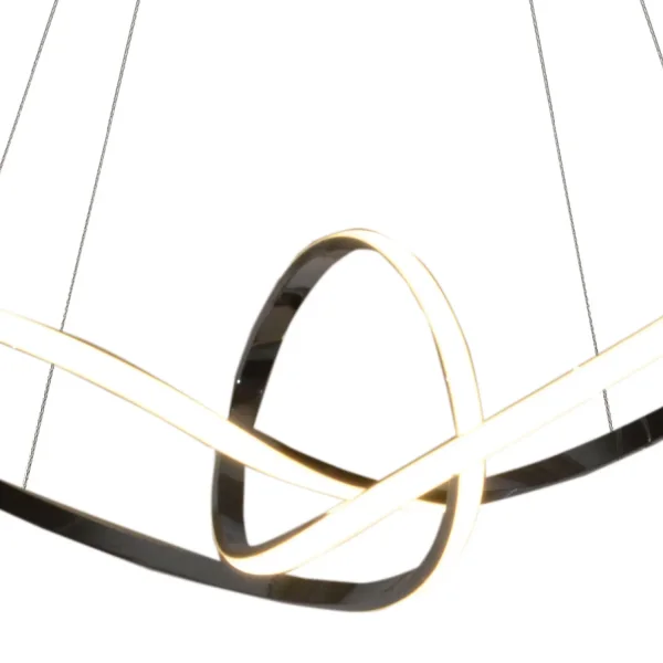 SOSPENSIONE LED 39W REGOLABILE COLORE/INTENSITÀ CROMO OLIMPO