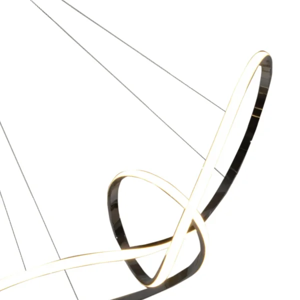 SOSPENSIONE LED 39W REGOLABILE COLORE/INTENSITÀ CROMO OLIMPO