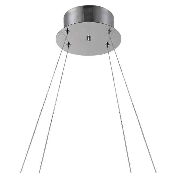 SOSPENSIONE LED 39W REGOLABILE COLORE/INTENSITÀ CROMO OLIMPO