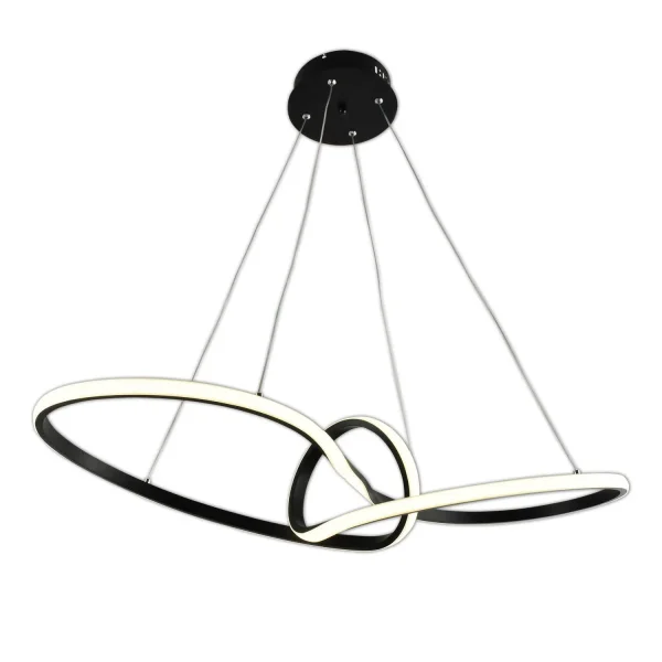 LAMPADA DA SOFFITTO LED 39W REGOLABILE COLORE/INTENSITÀ NERA OLIMPO