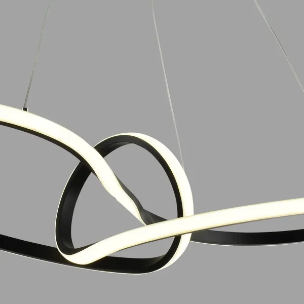 LAMPADA DA SOFFITTO LED 39W REGOLABILE COLORE/INTENSITÀ NERA OLIMPO