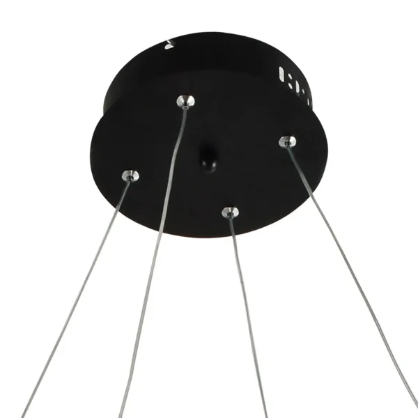 LAMPADA DA SOFFITTO LED 39W REGOLABILE COLORE/INTENSITÀ NERA OLIMPO