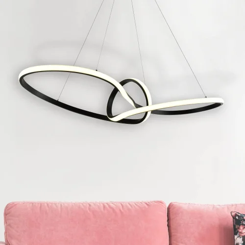 LAMPADA DA SOFFITTO LED 39W REGOLABILE COLORE/INTENSITÀ NERA OLIMPO