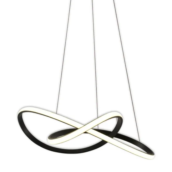 PLAFONIERA LED 39W 4000K DIMMERABILE NERO OLIMPO 2