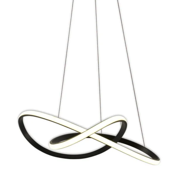 PLAFONIERA LED 39W 4000K DIMMERABILE NERO OLIMPO