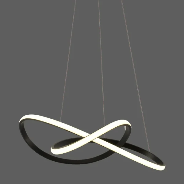 PLAFONIERA LED 39W 4000K DIMMERABILE NERO OLIMPO