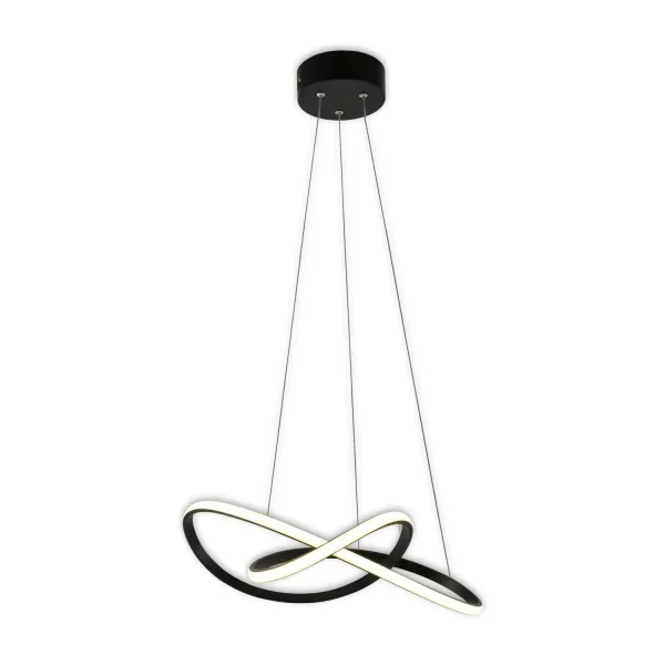 PLAFONIERA LED 39W 4000K DIMMERABILE NERO OLIMPO