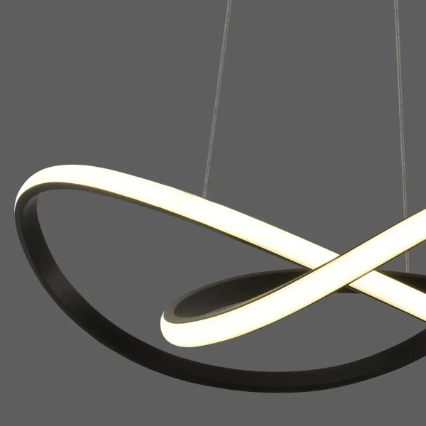 PLAFONIERA LED 39W 4000K DIMMERABILE NERO OLIMPO