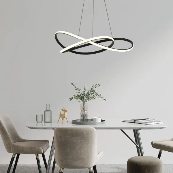 PLAFONIERA LED 39W 4000K DIMMERABILE NERO OLIMPO