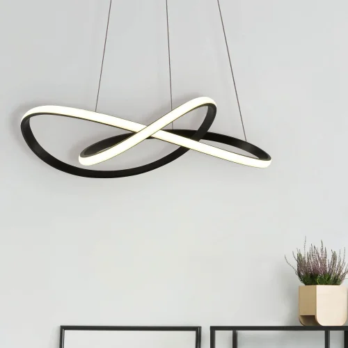 PLAFONIERA LED 39W 4000K DIMMERABILE NERO OLIMPO