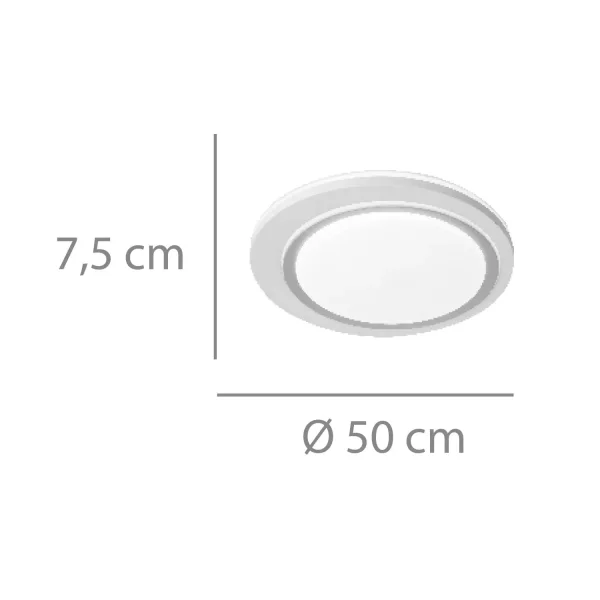 PLAFONIERA LED 53W REGOLABILE BRONZO LUMIRA