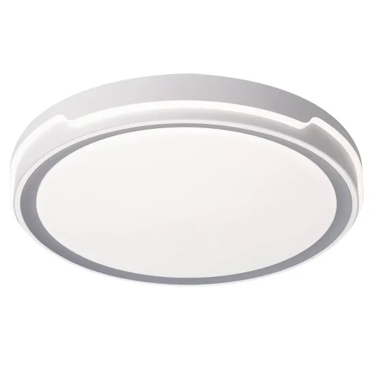 Plafoniera Led 53W Regolabile Argento Charleston |Lúzete 2
