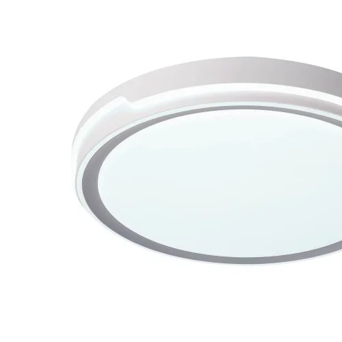 Plafoniera Led 53W Regolabile Argento Charleston |Lúzete