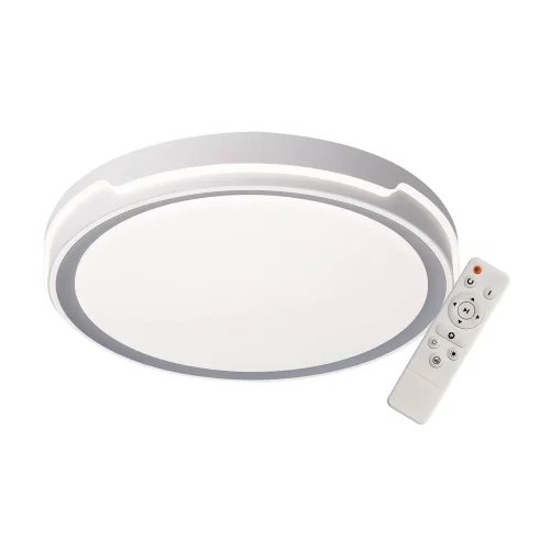Plafoniera Led 53W Regolabile Argento Charleston |Lúzete