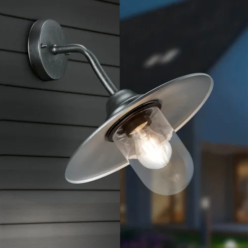 LAMPADA DA PARETE ESTERNA E27 IP44 ZINC TULSI