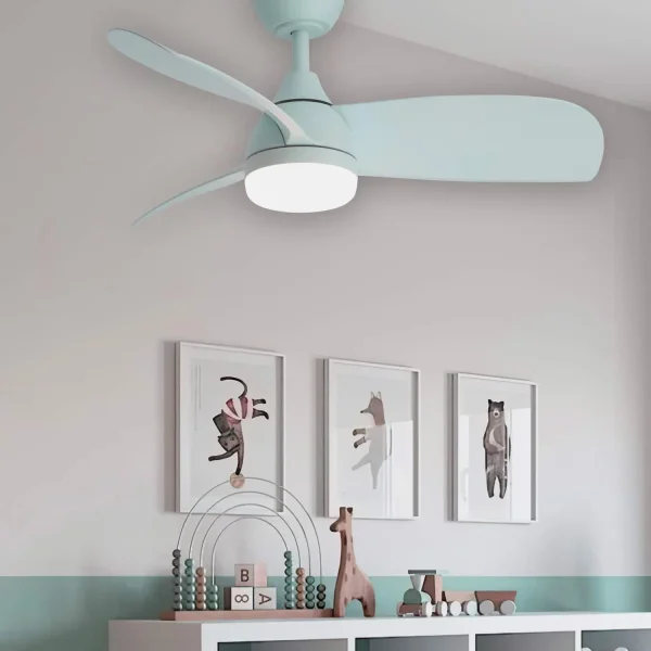 VENTILATORE PER BAMBINI LED 17W 3 PALE REGOLABILI BLU AERIS VENTILATORE PER BAMBINI LED 17W 3 PALE REGOLABILI BLU AERIS