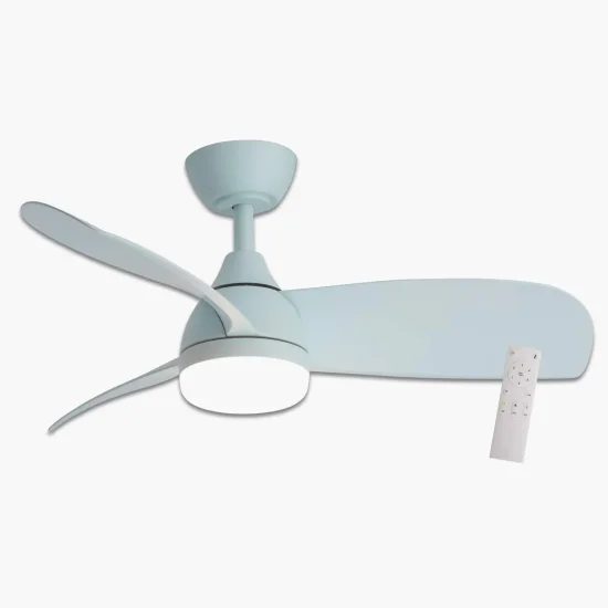 VENTILATORE PER BAMBINI LED 17W 3 PALE REGOLABILI BLU AERIS