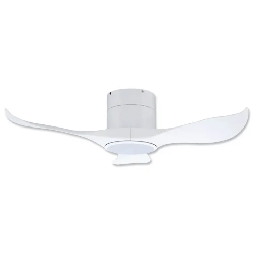VENTILATORE DA SOFFITTO LED 18W 3 PALE REGOLABILE BIANCO ISELIN