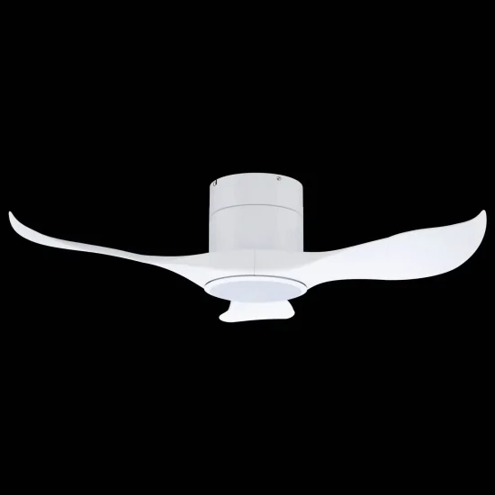 VENTILATORE DA SOFFITTO LED 18W 3 PALE REGOLABILE BIANCO ISELIN 2