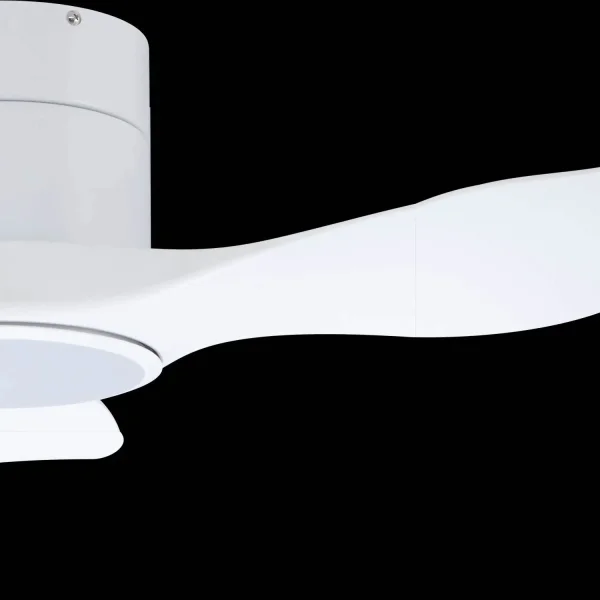 VENTILATORE DA SOFFITTO LED 18W 3 PALE REGOLABILE BIANCO ISELIN