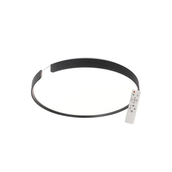 Plafoniera LED 35W Regolabile Ø37cm Nera Nashville| Lúzete