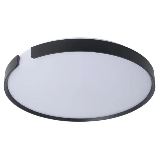 Plafoniera LED 53W Regolabile Ø50cm Nera Nashville| Lúzete 2