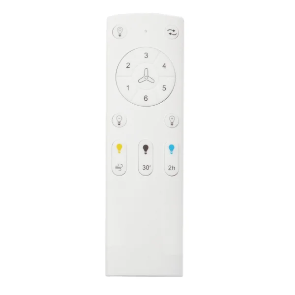 VENTILATORE DA SOFFITTO LED 24 W REGOLABILE BIANCO RIVERDALE